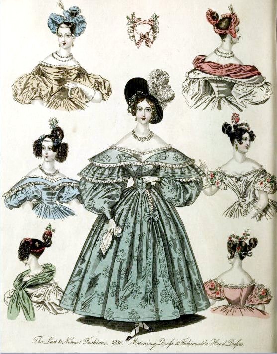 the dress worn by women in the nineteenth era