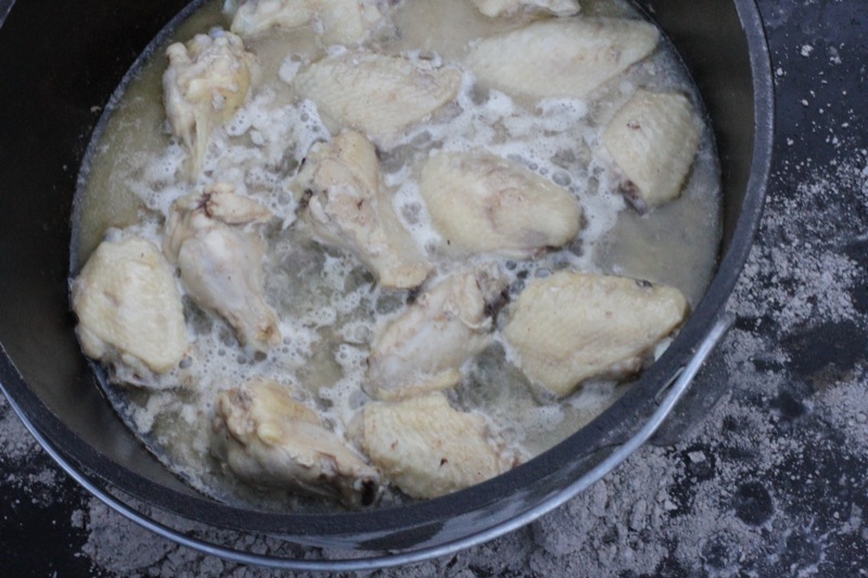 a bowl with some white food in it