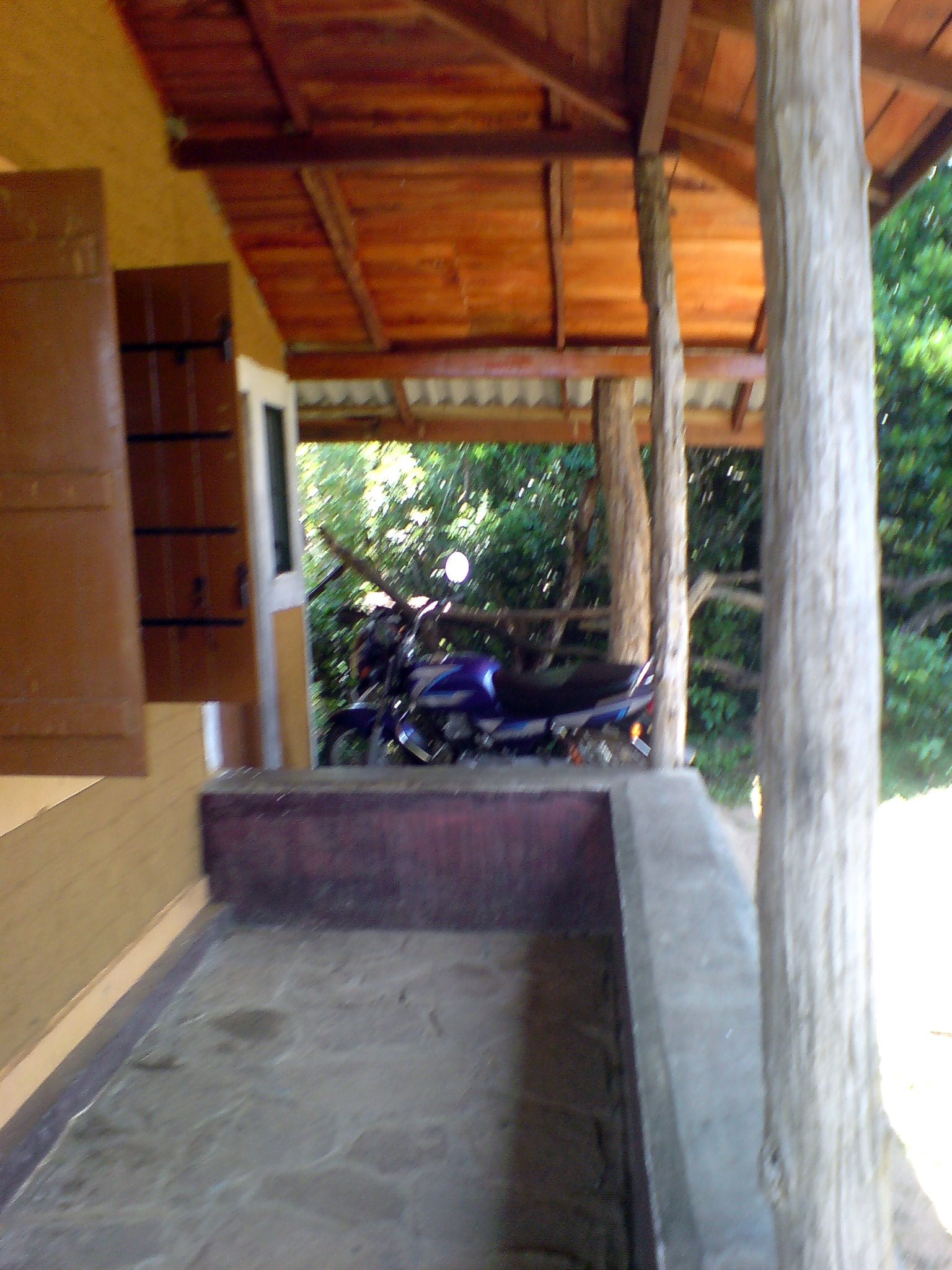 an image of there motorbikes parked outside of the building