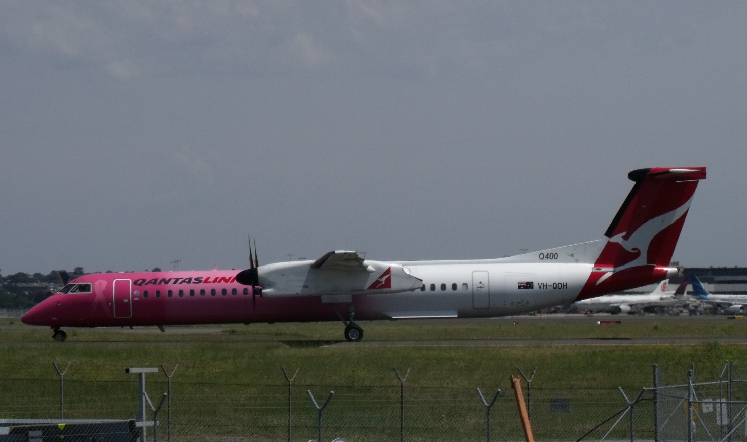 an airplane is about to take off from the runway