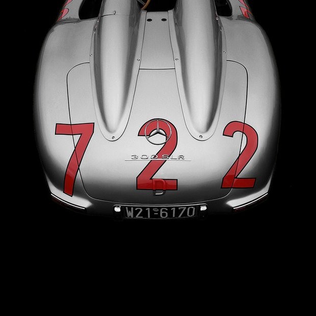 the rear view of a car with the number twenty and twelve on it