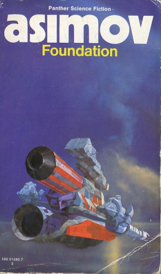 a magazine cover with a space ship