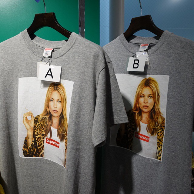 two t shirts with the same image on them