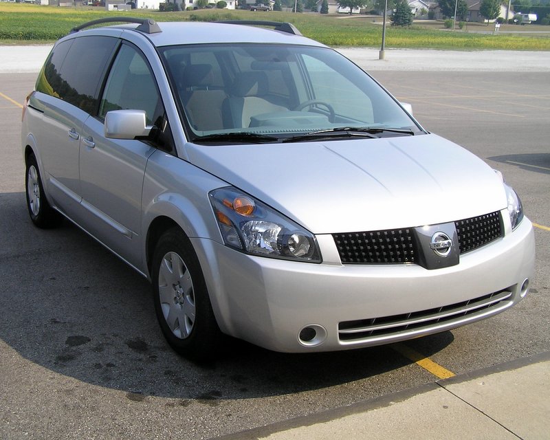 a car is parked in a parking lot