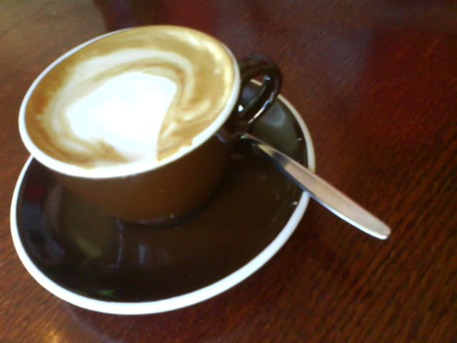 a cup of coffee on top of a saucer