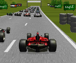 a racing game on a nintendo wii