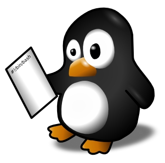 a cartoon penguin is holding an envelope