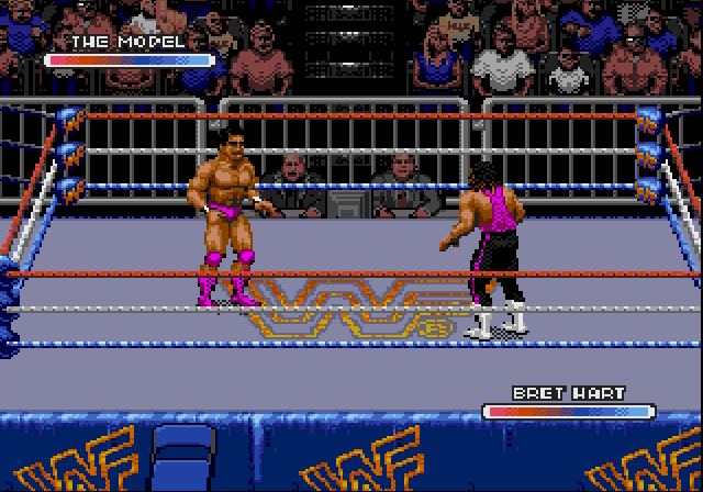 the wrestling video game has a big audience watching