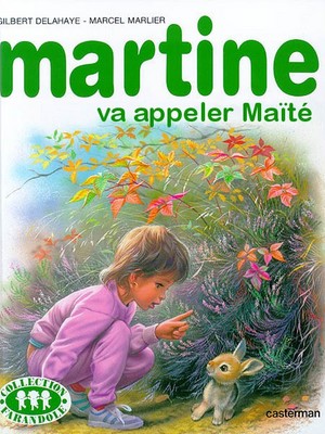 a book cover featuring a small girl picking at a small animal