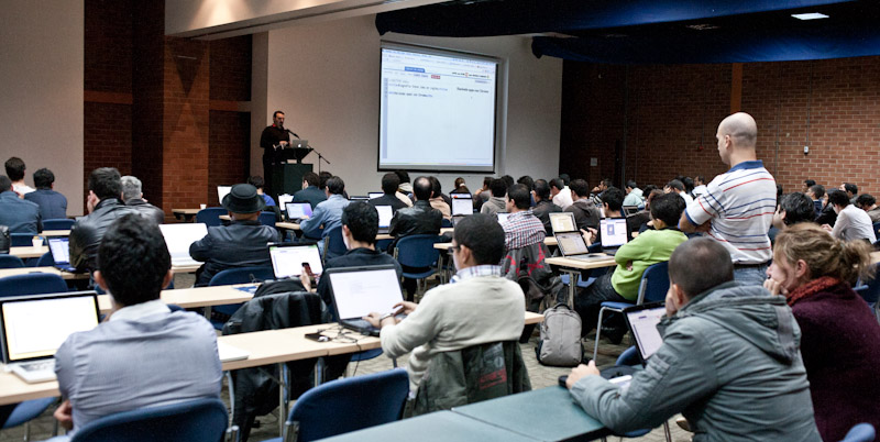 an image of a man giving a lecture