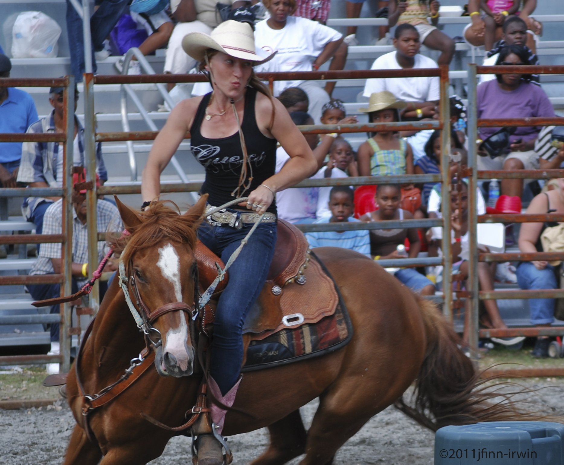 there is a woman riding on the back of a horse