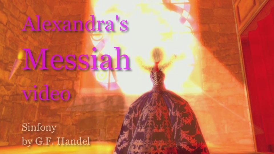 a cover art for an book called alexandria's messiah video