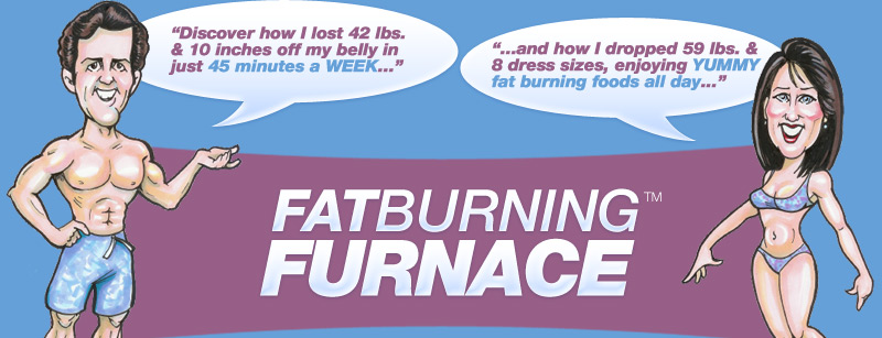 a man and woman are wearing underwear and talking about fat burning furnace