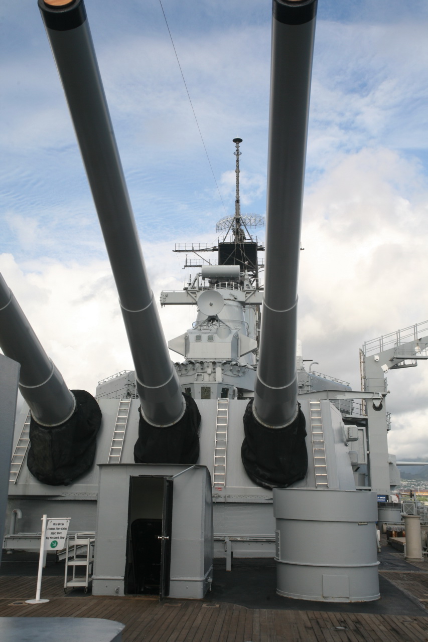 a very large and tall ship on deck