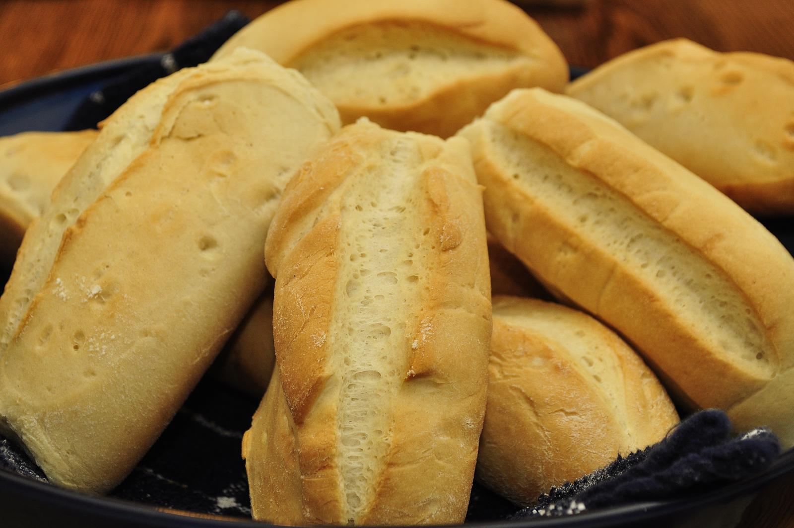 the breads have been freshly made on this table