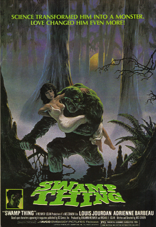 the movie poster for swamp the deal