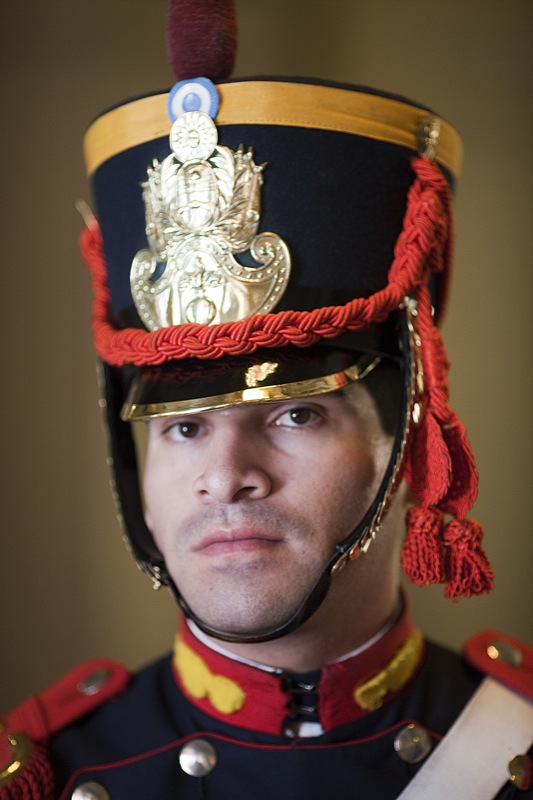 an image of a man in uniform looking off camera