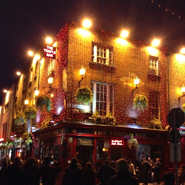 this is an image of a building decorated for christmas