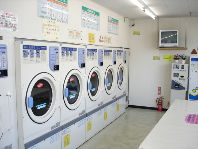 an industrial washer with various machines and other equipment