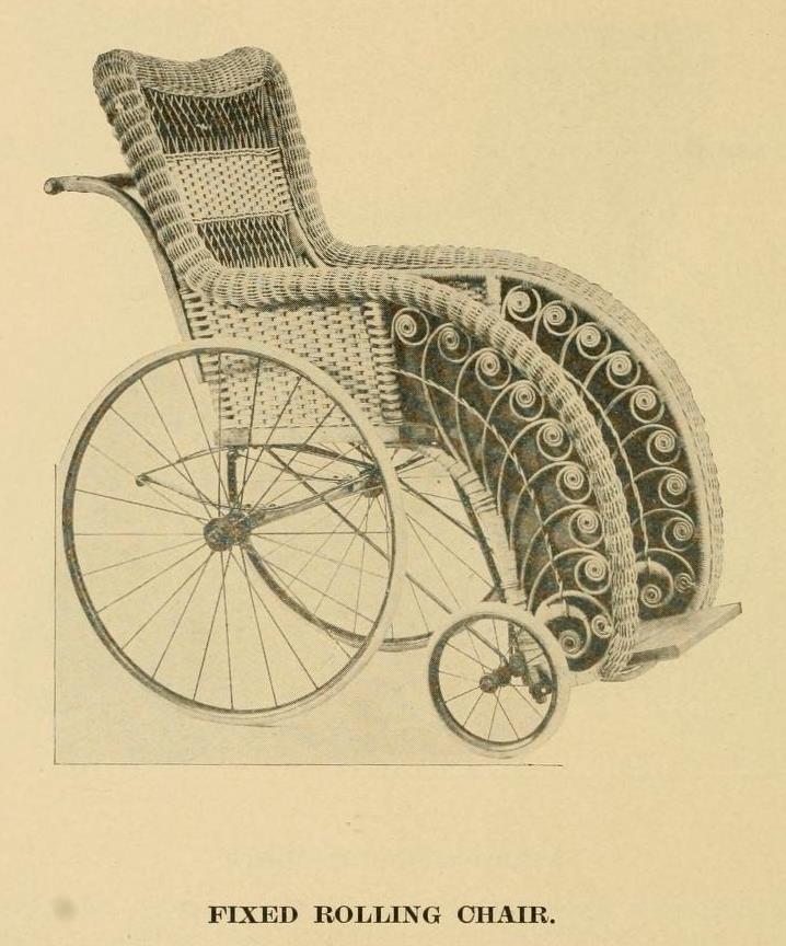 a drawing of a folding chair with wheels