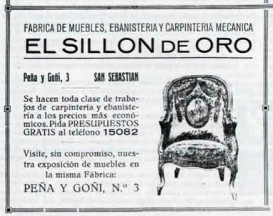 an ad for a chair in spanish, with the caption for a chair
