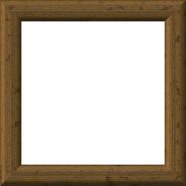 a wooden frame with a white paper in it