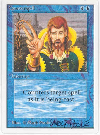 a card with the words counter target written