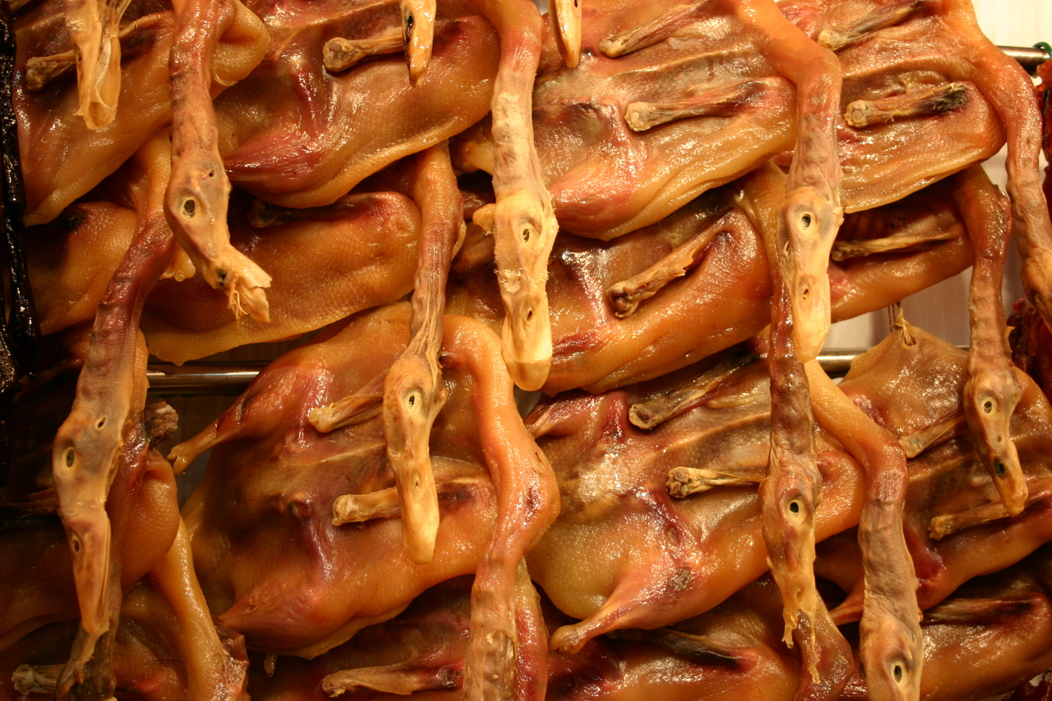 meat on display at a market in japan