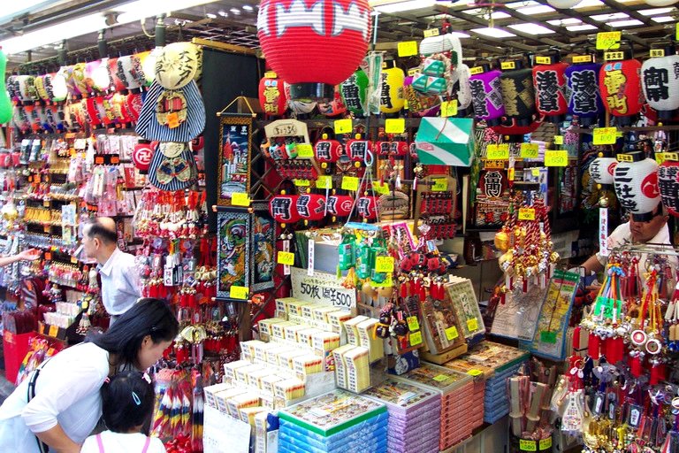 a number of colorful items on display at a shop