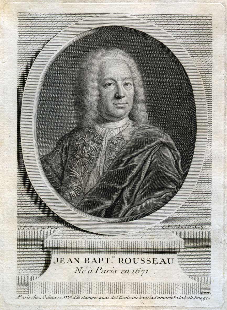 a portrait of jean lafayette in a black and white po