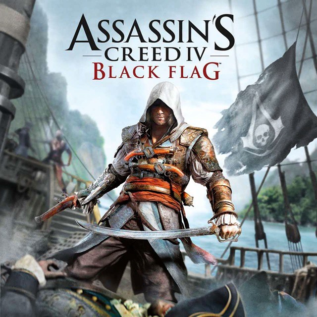 the cover for the video game, which is based on black flag