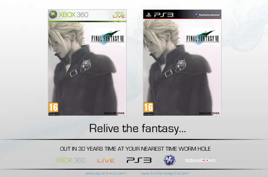 a couple of box art covers for the project final fantasy