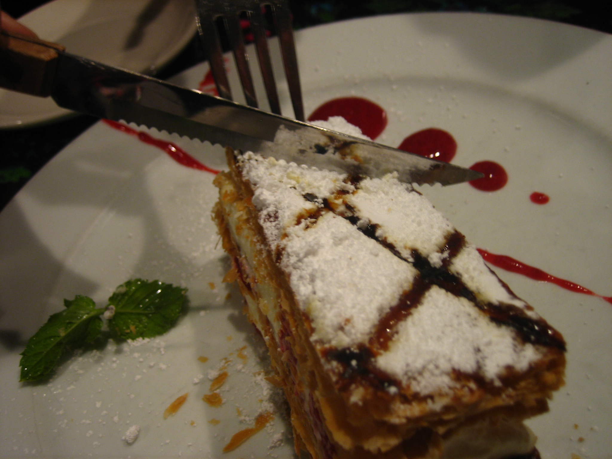 a fork that is on top of a plate