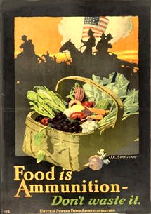 a poster advertises food for the american army