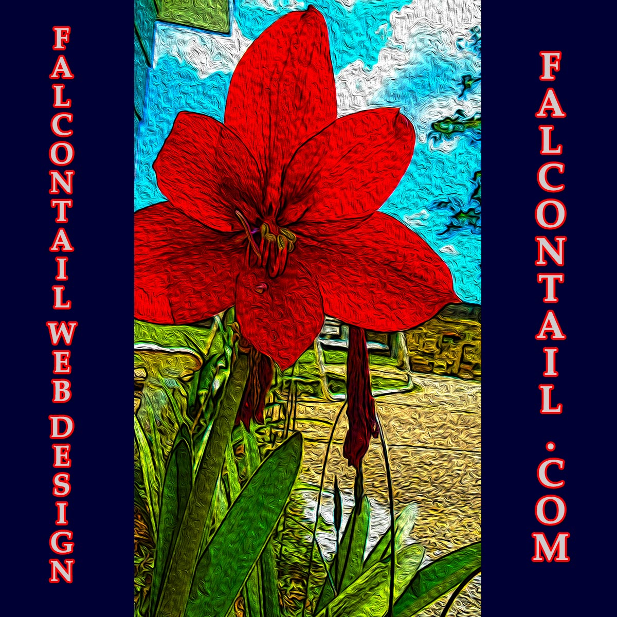 an image of a flower with the word fanciful in the background