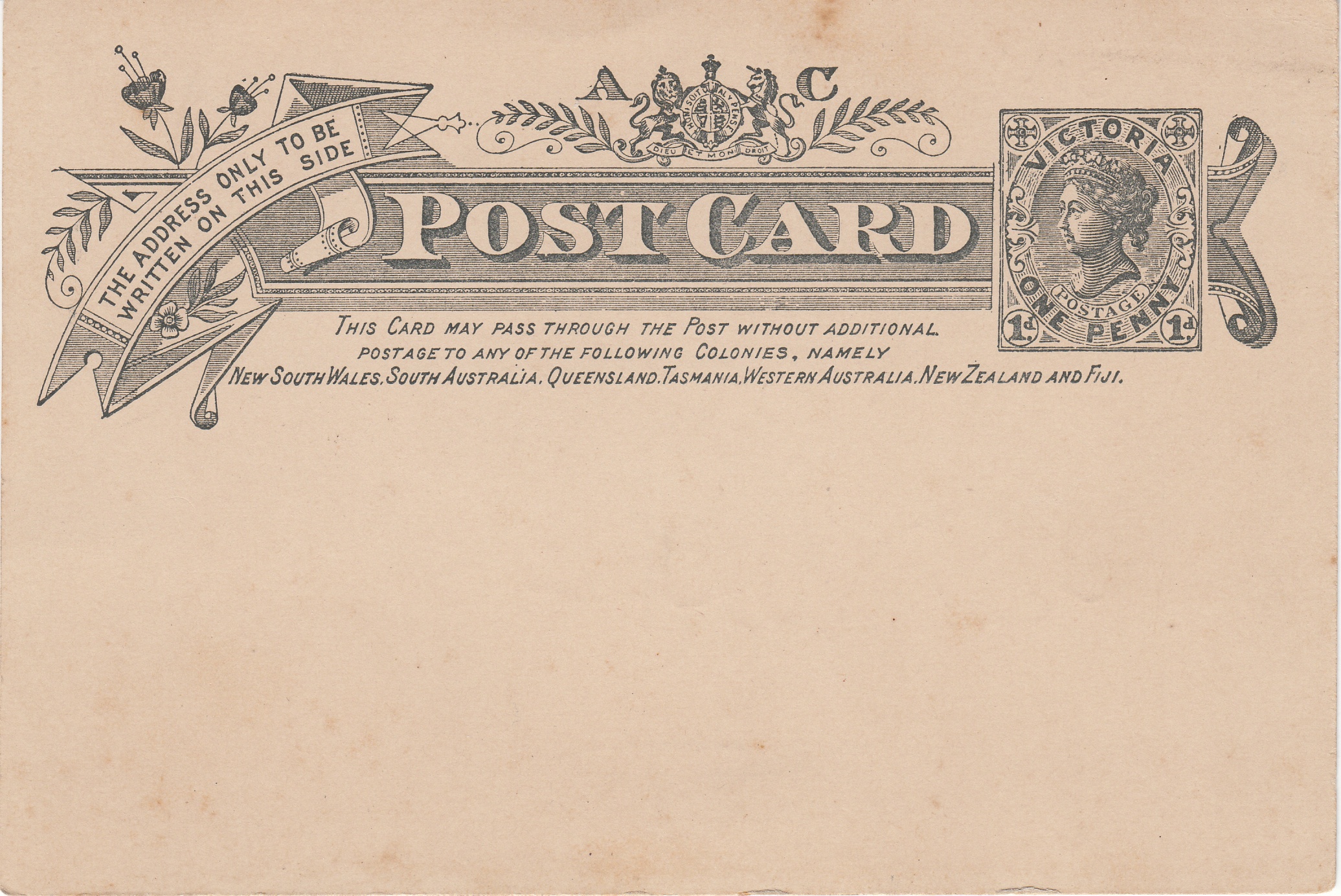 an old, black - and - white po of a postcard