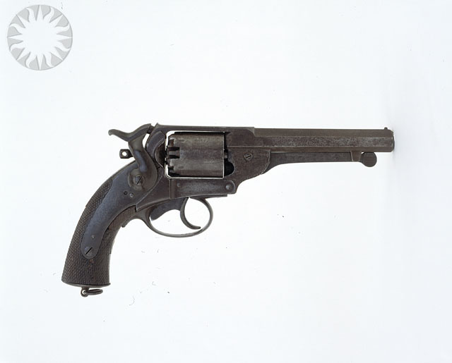 an old revolver gun from the mid war