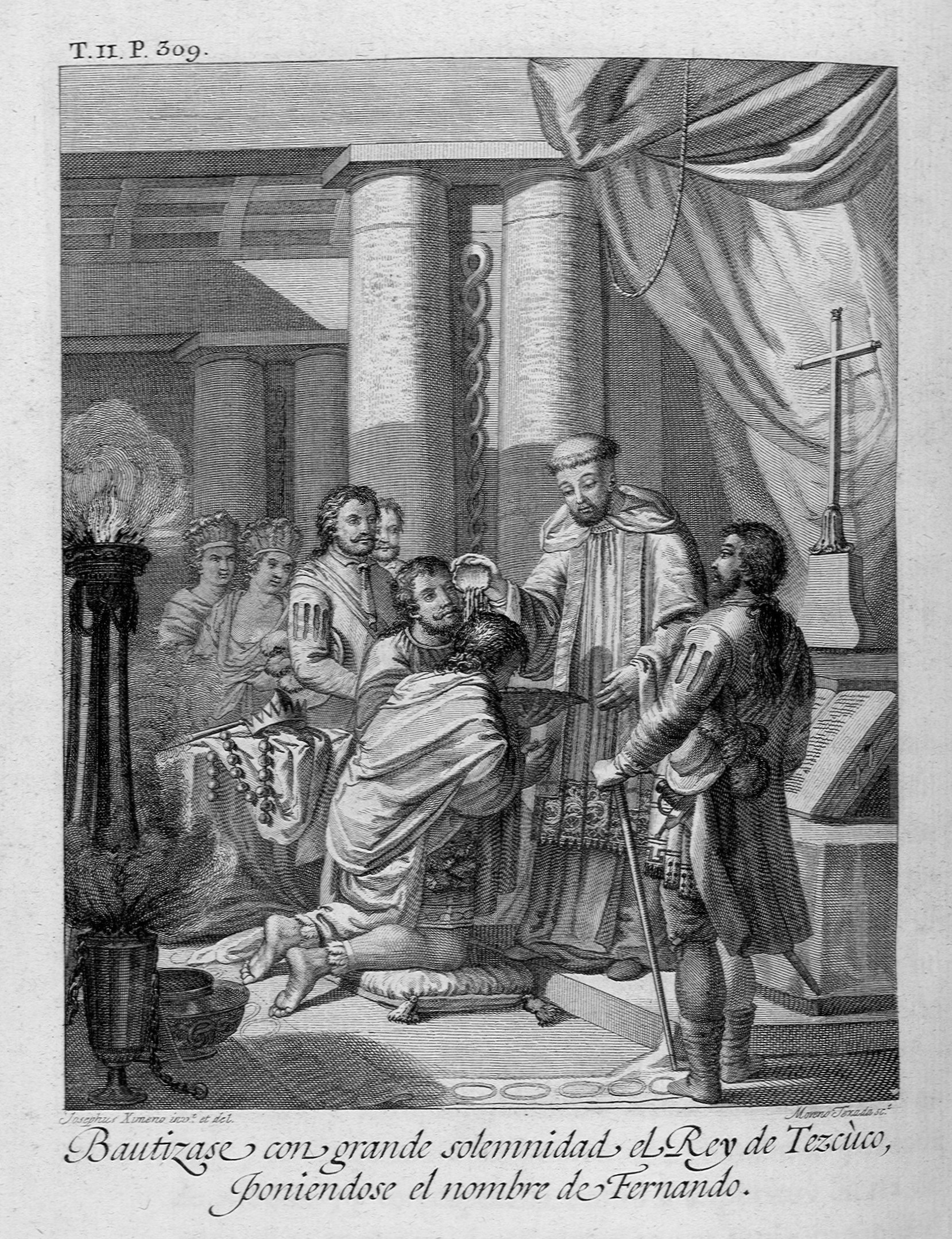 an engraving of a woman in the kitchen