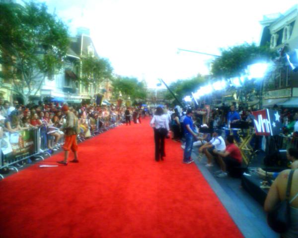 the red carpet is a huge area for viewing a show