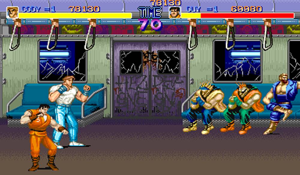 the street fighter on the arcade