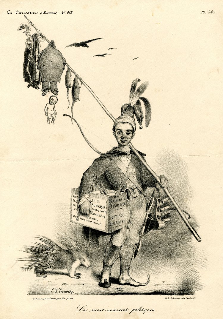 cartoon drawing of a man flying a kite in the sky