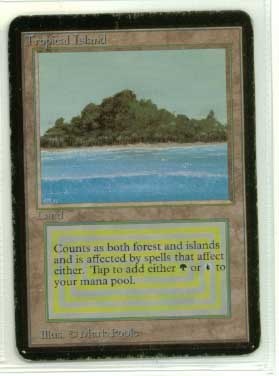 this is a plastic card of an island