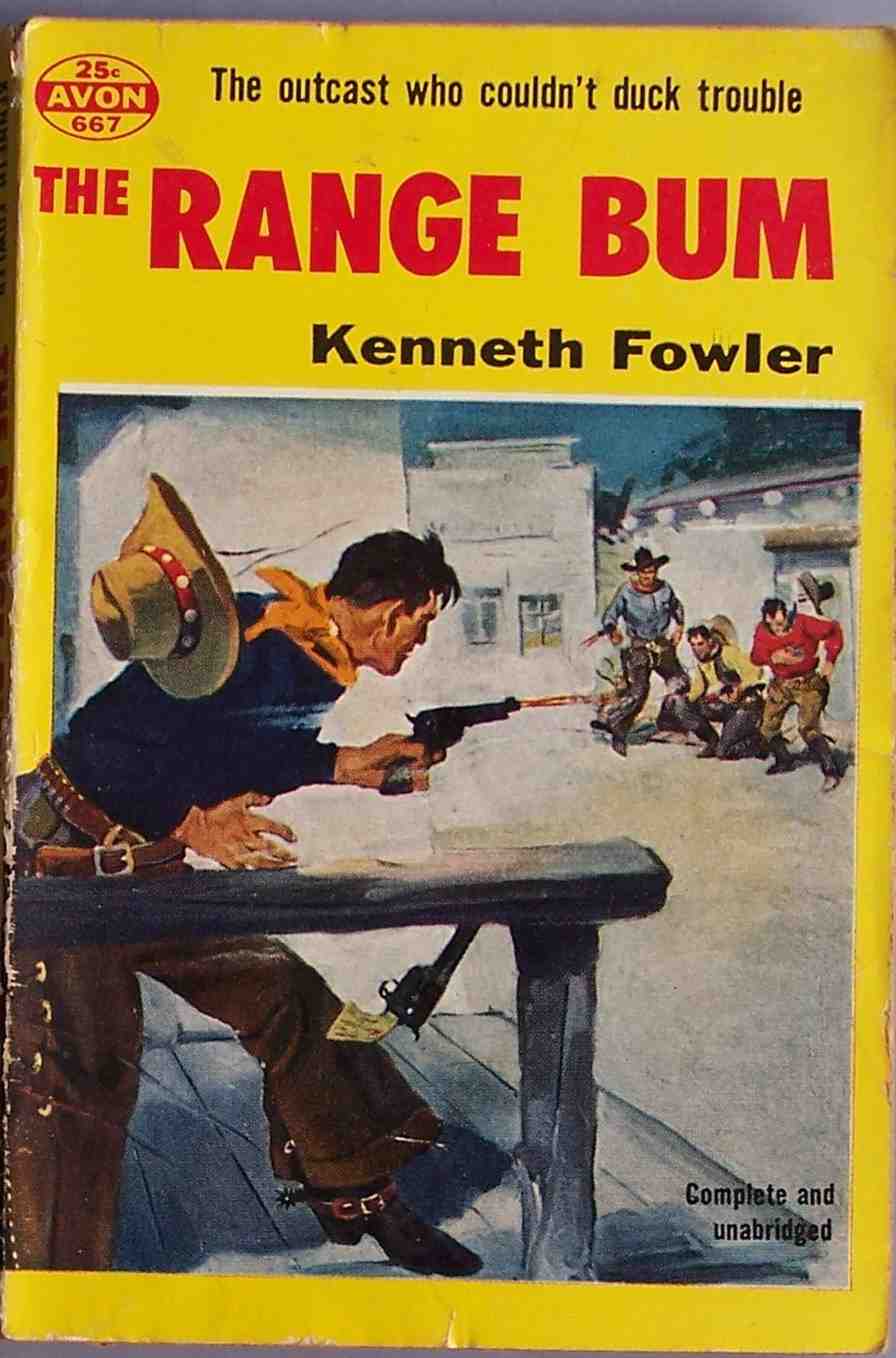 a book cover with the title of the range bum