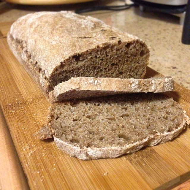 two loaves of bread cut into slices