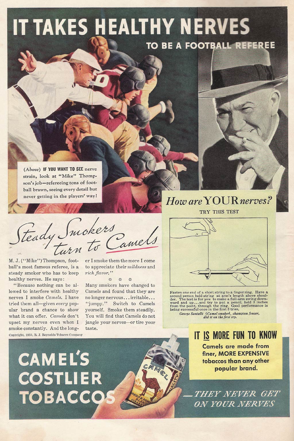 an advertit advertising a tobacco company