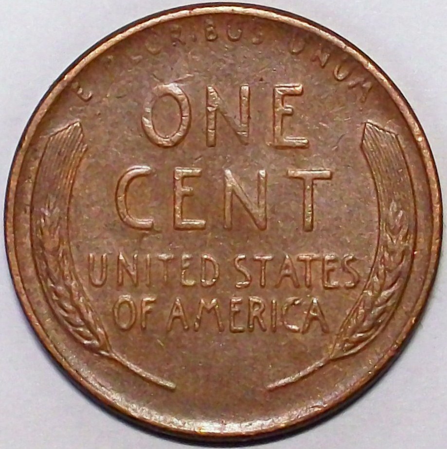 the penny with the state of america and the name of the bank of america