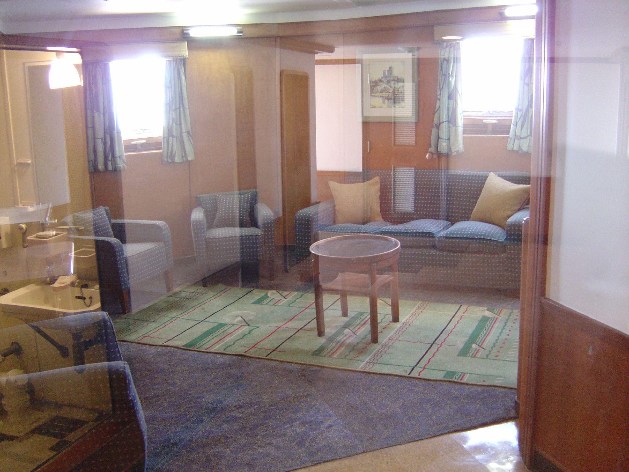 a room that has been cleaned and decorated with furniture