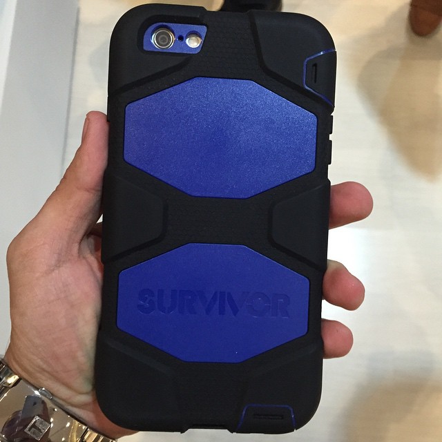 the case is made with a piece of plastic