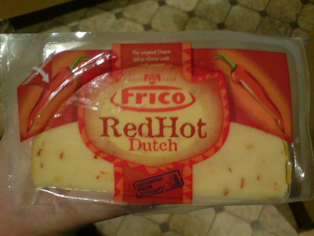 a package with the label frco red  dutch