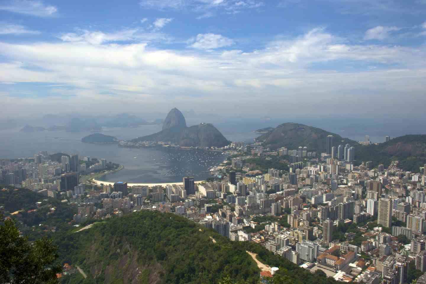 a bird's eye view of an area with mountains and buildings